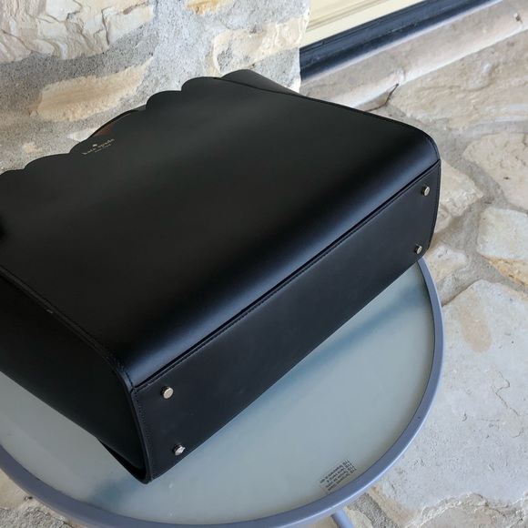 NWT Kate Spade Mina Magnolia Leather handbag black - Picture 5 of 8